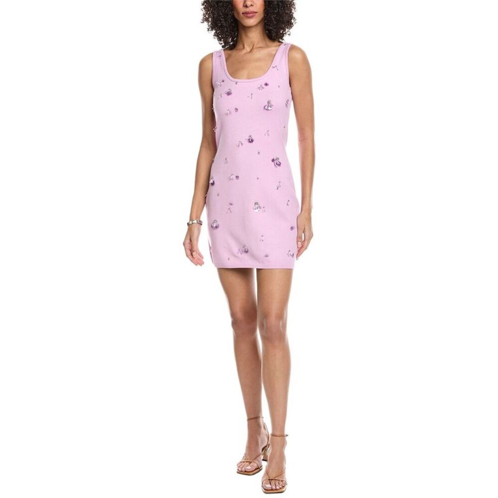 Simkhai Womens Rue Mini Dress, Purple